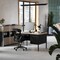 Flash Furniture 30 in D X White Oak, 47.75 in W X GC-M-BLK-173-WHTOAK-GG - alternate 9